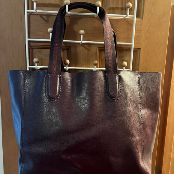 Coach Derby Tote in Raspberry - Picture 2 of 7
